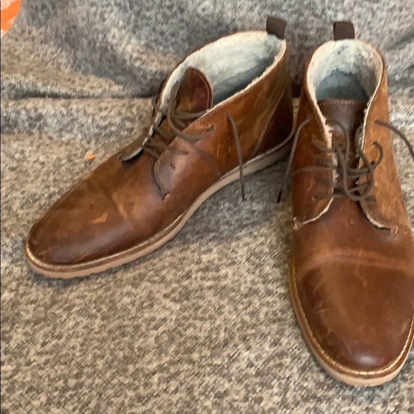 fleece lined chukka boots